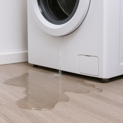 Wasser läuft aus
